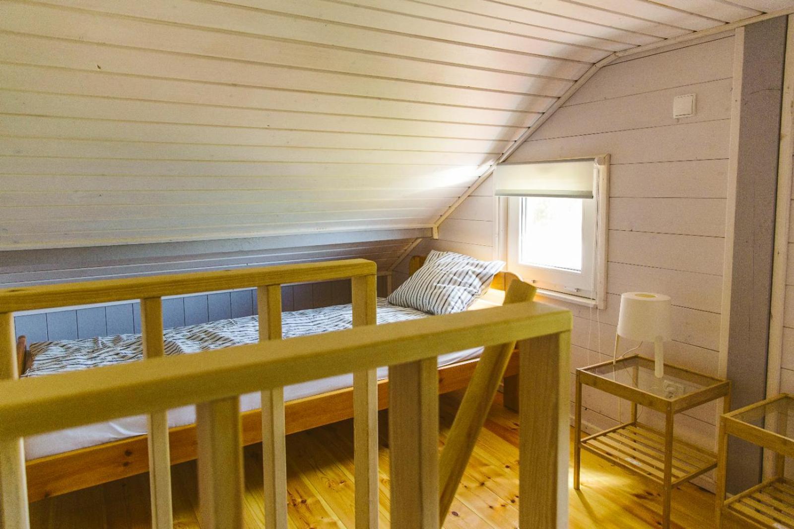 Surf Domki Habenda Z Sauna Ogrodowa Sarbsk Eksteriør bilde